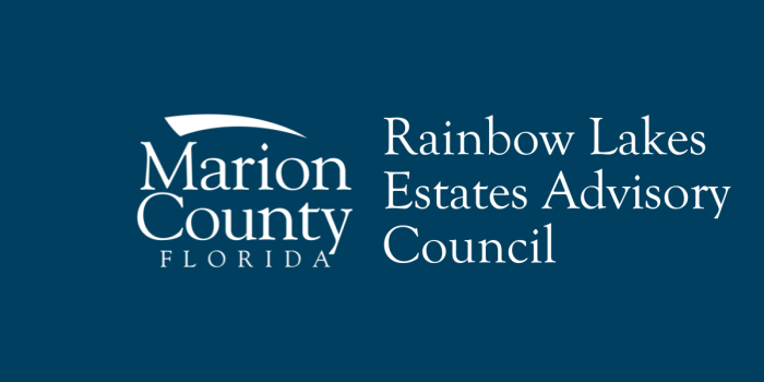 Featured background image for Rainbow Lakes Estates MSD Advisory Council