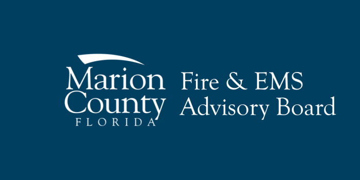 Featured background image for Fire Rescue &amp; EMS Advisory Board